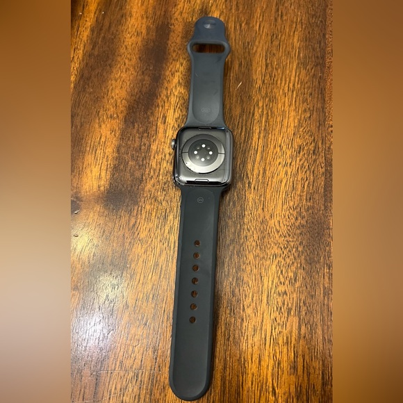 Apple Watch Series 6 (GPS + Cellular) 44mm Ceramic Case with Black Sport Band - Picture 2 of 5